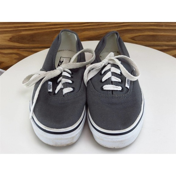 VANS Shoes Sz 13.5 Sneaker‎ Boys Youth Gray Fabric Lace Up Medium - Picture 3 of 11